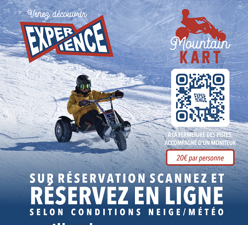 descente en mountain kart